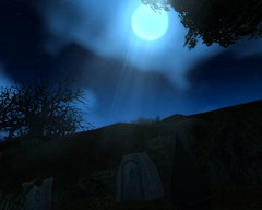 "Moonlight" over the grave